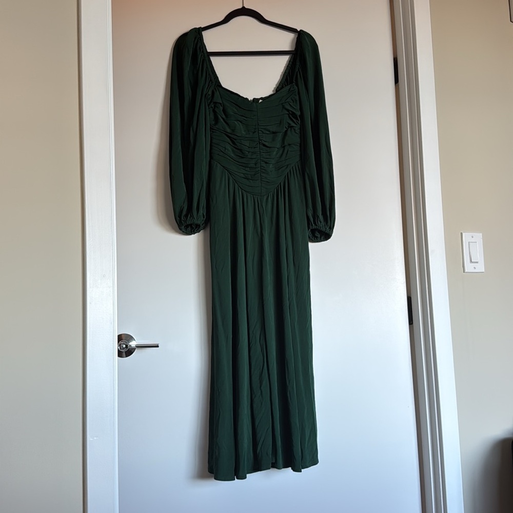 The Westside by Sari Slosne Green Midi Dress - Picture 2 of 11